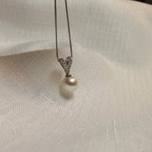 Load image into Gallery viewer, Round Freshwater Pearl Pendant, Sterling Silver
