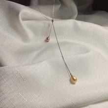 Load image into Gallery viewer, Muticoloured Freshwater Pearl Necklace, Sterling Silver
