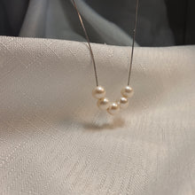 Load image into Gallery viewer, Round Freshwater Pearl Necklace, Sterling Silver
