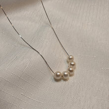 Load image into Gallery viewer, Round Freshwater Pearl Necklace, Sterling Silver
