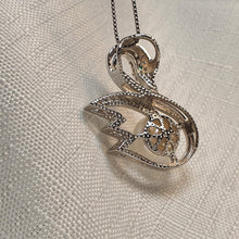 Load image into Gallery viewer, Swan &amp; Freshwater Necklace, Sterling Sliver
