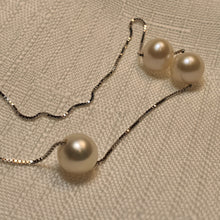 Load image into Gallery viewer, Triple Freshwater Pearls Necklace, Sterling Silver
