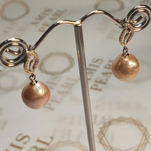Load image into Gallery viewer, Large Baroque Pearl Earrings, Sterling Silver
