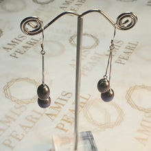 Load image into Gallery viewer, Black Freshwater Pearl, Sterling Silver
