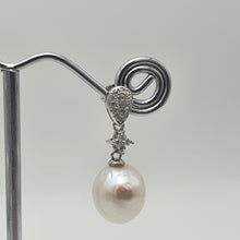 Load image into Gallery viewer, Edison Pearl Earrings, Sterling Silver
