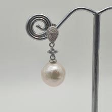 Load image into Gallery viewer, Edison Pearl Earrings, Sterling Silver
