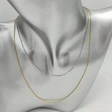 Load image into Gallery viewer, Single O Link Chain, 18k White Gold
