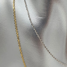 Load image into Gallery viewer, Single O Link Chain, 18k White Gold
