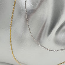 Load image into Gallery viewer, Single O Link Chain, 18k White Gold
