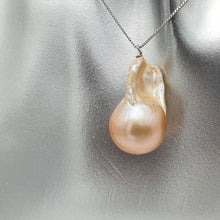 Load image into Gallery viewer, XLarge Baroque Pearl Necklace, Sterling Silver
