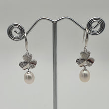 Load image into Gallery viewer, Freshwater Cultured Pearl  Earring, Sterling Silver
