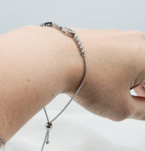 Load image into Gallery viewer, Triple Evil Eye Bracelet, Sterling Silver
