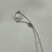 Load image into Gallery viewer, Evil Eye Double Icon Bracelet, Sterling Silver
