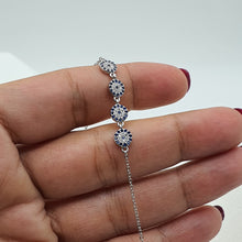 Load image into Gallery viewer, Evil eye Icon Bracelet, Sterling Silver
