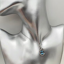 Load image into Gallery viewer, Sky Blue Topaz Jewellery Set, Sterling Silver
