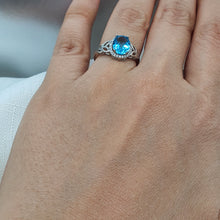 Load image into Gallery viewer, Sky Blue Topaz Jewellery Set, Sterling Silver
