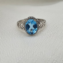 Load image into Gallery viewer, Sky Blue Topaz Jewellery Set, Sterling Silver
