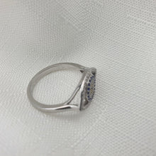 Load image into Gallery viewer, Evil eye Icon Ring, Sterling Silver
