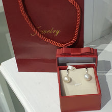 Load image into Gallery viewer, Large Freshwater Baroque Pearl Earrings, Sterling Silver
