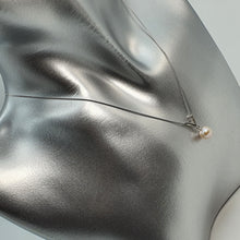 Load image into Gallery viewer, Round Freshwater Pearl Pendant, Sterling Silver
