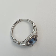 Load image into Gallery viewer, Tanzanite Gemstone Ring, Sterling Silver
