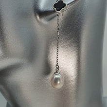 Load image into Gallery viewer, Freshwater Pearl Drop Earring, Sterling Silver
