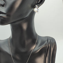 Load image into Gallery viewer, Freshwater Button Pearl Set, Sterling Silver
