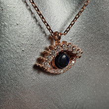 Load image into Gallery viewer, Icon Evil Eye Necklace, Sterling Silver
