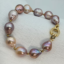 Load image into Gallery viewer, Freshwater Cultured Pearl Bracelet, Sterling Silver
