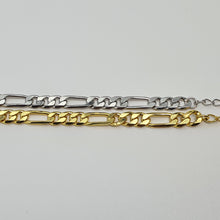 Load image into Gallery viewer, Figaro Chain Bracelet, Sterling Silver
