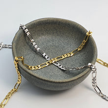 Load image into Gallery viewer, Figaro Chain Necklace, Sterling Silver
