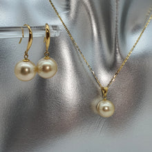 Load image into Gallery viewer, Golden South Sea Pearl Set, 18K Yellow Gold
