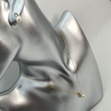 Load image into Gallery viewer, Japanese Akoya Pearl Pendant &amp; Chain, 18K Yellow Gold
