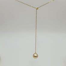 Load image into Gallery viewer, Golden SouthSea Pearl Slider Necklace, 18K Yellow Gold
