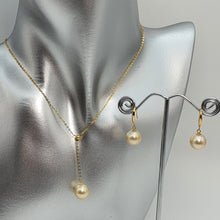 Load image into Gallery viewer, South Sea Cultured Pearl jewellery Set, 18k Yellow Gold

