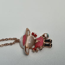 Load image into Gallery viewer, Rose Gold Little Girl Necklace, Sterling Silver
