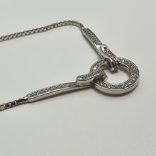 Load image into Gallery viewer, Round Cubic-zirconia Charm Bracelet, Sterling Silver
