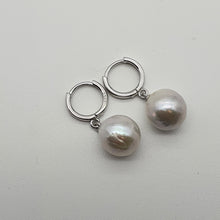 Load image into Gallery viewer, Edison Pearl Earrings, Sterling Silver

