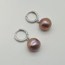 Load image into Gallery viewer, Edison Pearl Earrings, Sterling Silver

