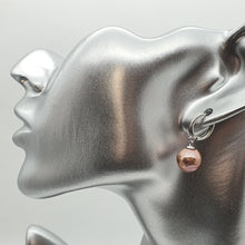 Load image into Gallery viewer, Edison Pearl Earrings, Sterling Silver
