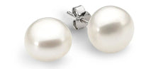 Load image into Gallery viewer, Freshwater cultured pearl (6mm) stud earrings, Sterling Silver
